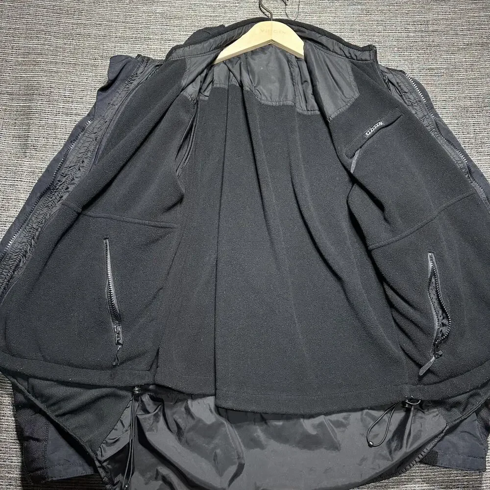 Thor Ride 2 Jacket Men's XL Black Vintage Full Zip Y2K Motocross Lining